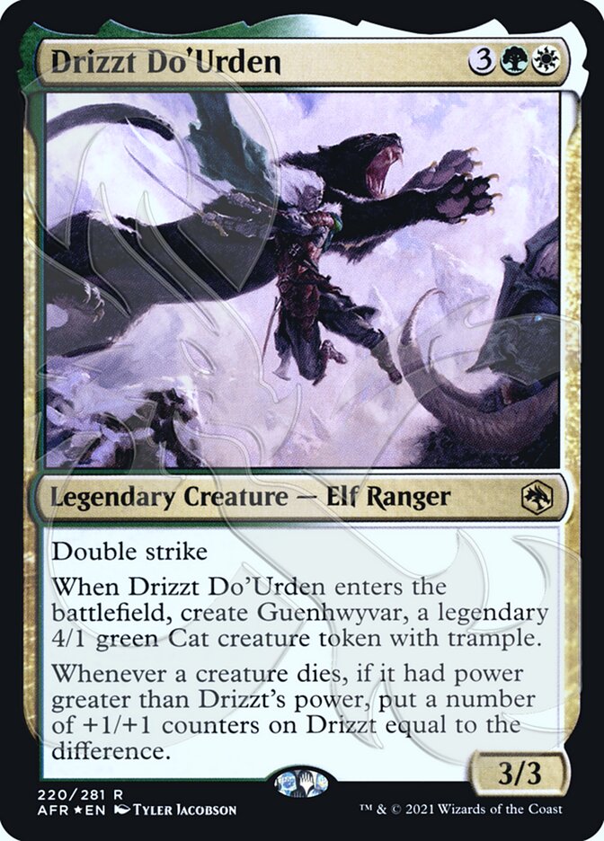 Drizzt Do'Urden (Ampersand Promo) [Dungeons & Dragons: Adventures in the Forgotten Realms Promos] - Destination Retro