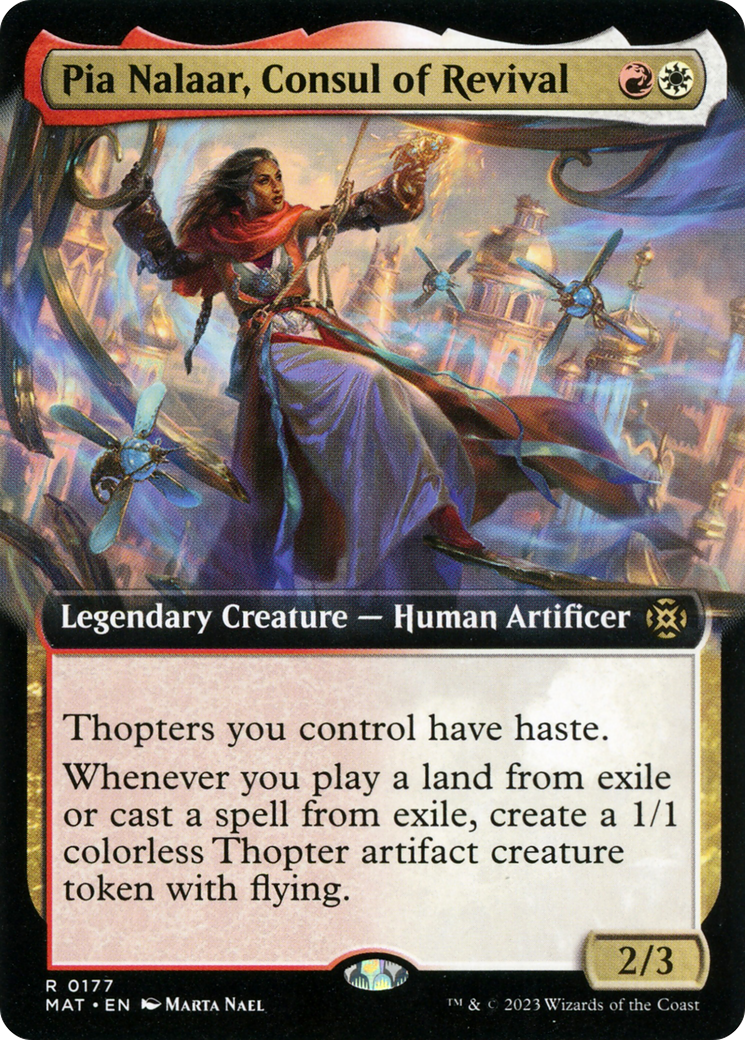 Pia Nalaar, Consul of Revival (Extended Art) [March of the Machine: The Aftermath] - Destination Retro