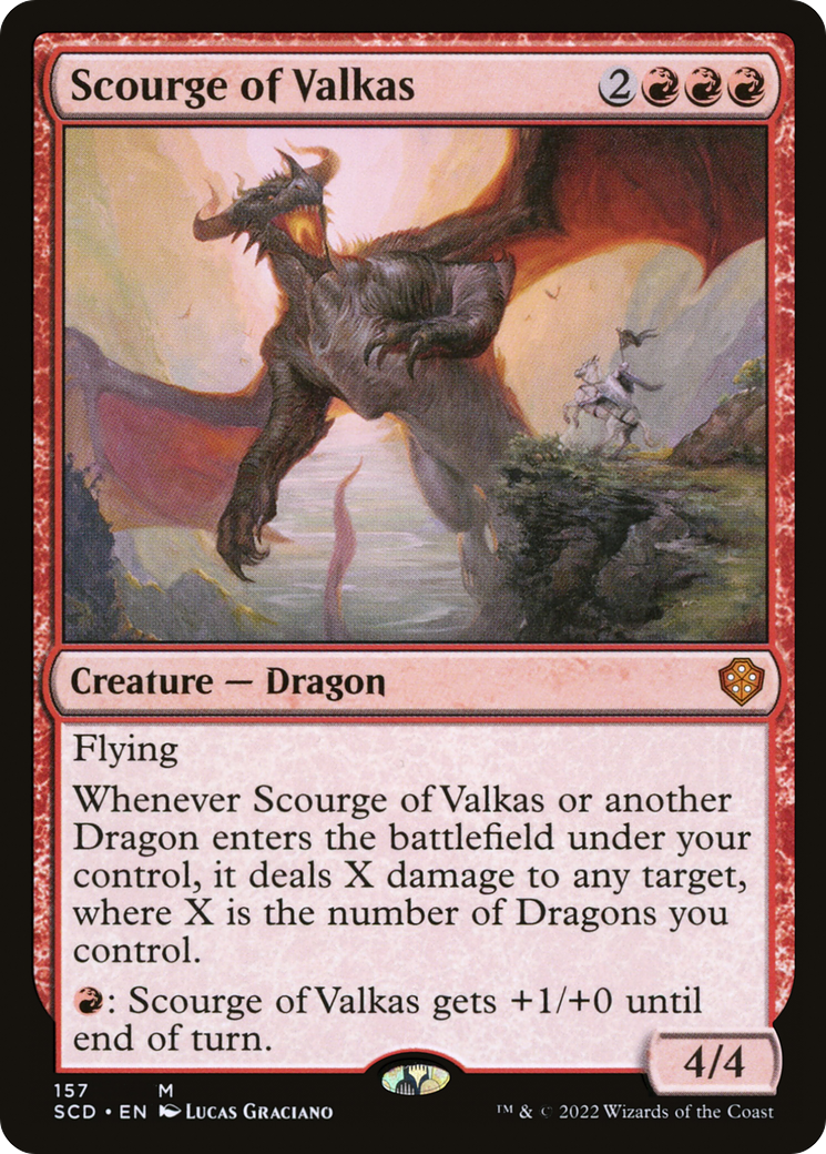 Scourge of Valkas [Starter Commander Decks] - Destination Retro