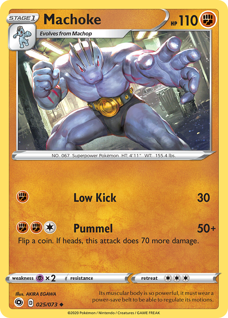 Machoke (25/073) [Sword & Shield: Champion's Path] - Destination Retro