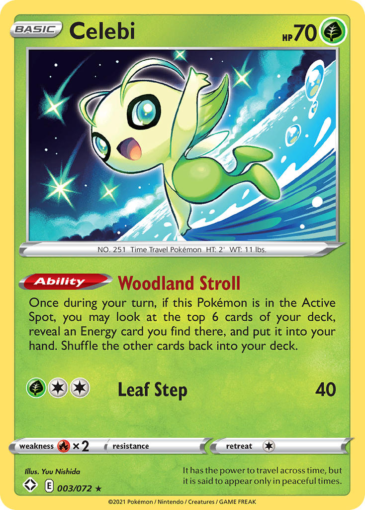 Celebi (3/72) [Sword & Shield: Shining Fates] - Destination Retro