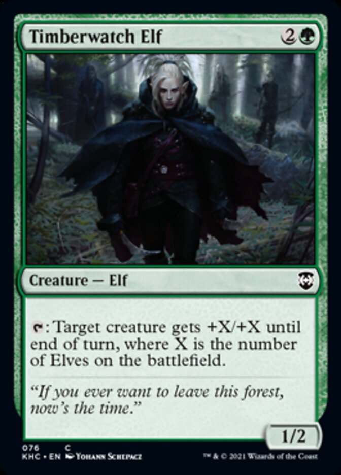 Timberwatch Elf [Kaldheim Commander] - Destination Retro