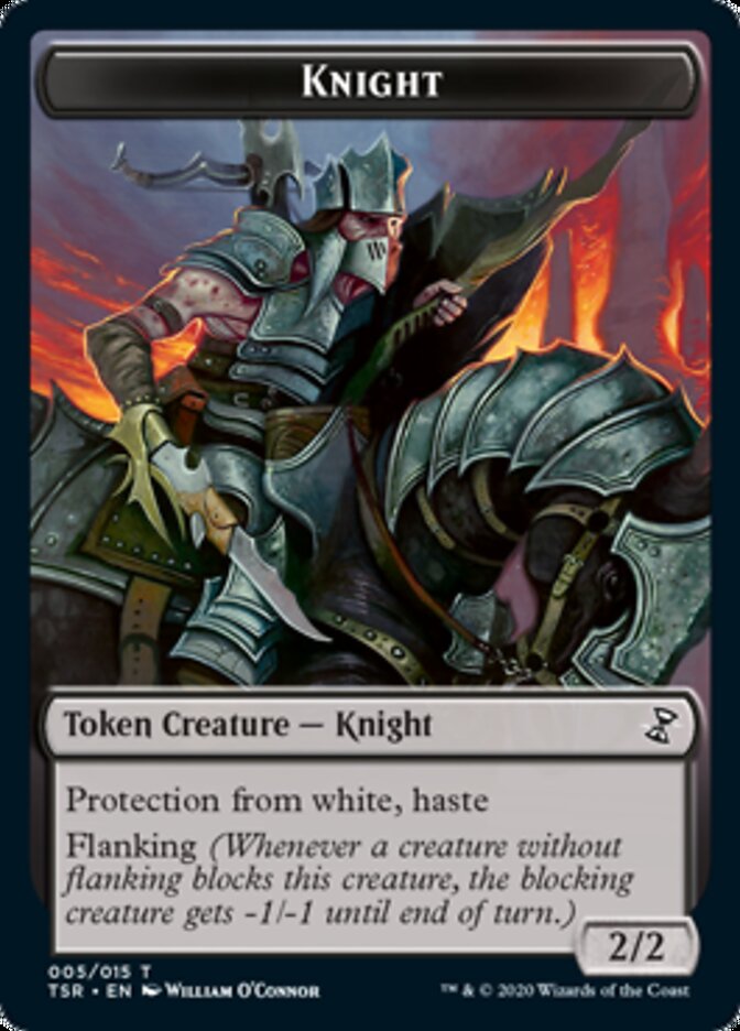 Knight Token [Time Spiral Remastered Tokens] - Destination Retro
