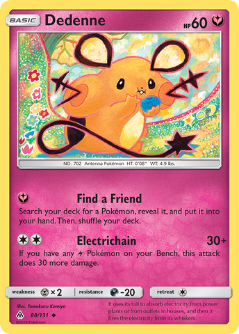 Dedenne (88/131) [Sun & Moon: Forbidden Light] - Destination Retro