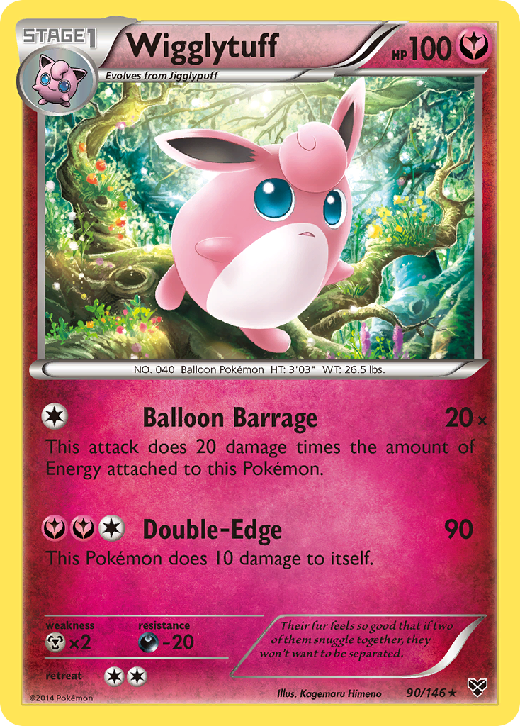 Wigglytuff (90/146) [XY: Base Set] - Destination Retro
