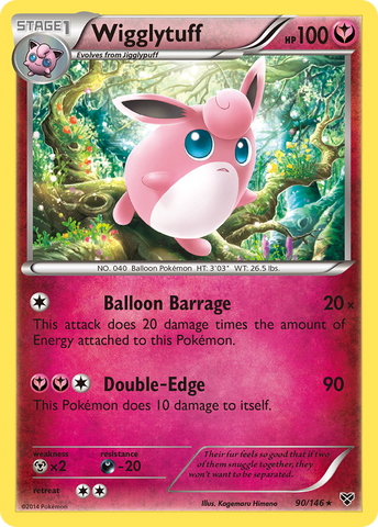 Wigglytuff (90/146) [XY: Base Set] - Destination Retro
