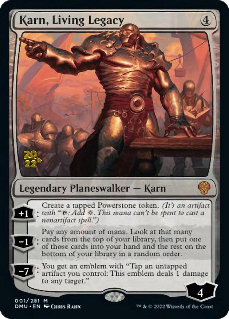 Karn, Living Legacy [Dominaria United Prerelease Promos] - Destination Retro
