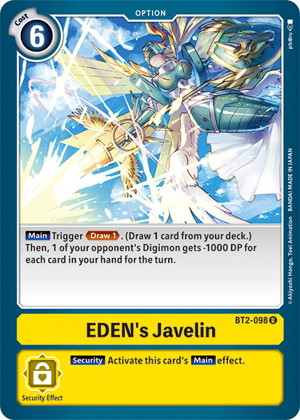 Eden's Javelin [BT2-098] [Release Special Booster Ver.1.5] - Destination Retro