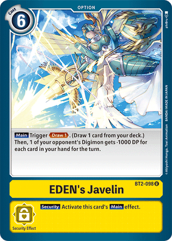 Eden's Javelin [BT2-098] [Release Special Booster Ver.1.5] - Destination Retro