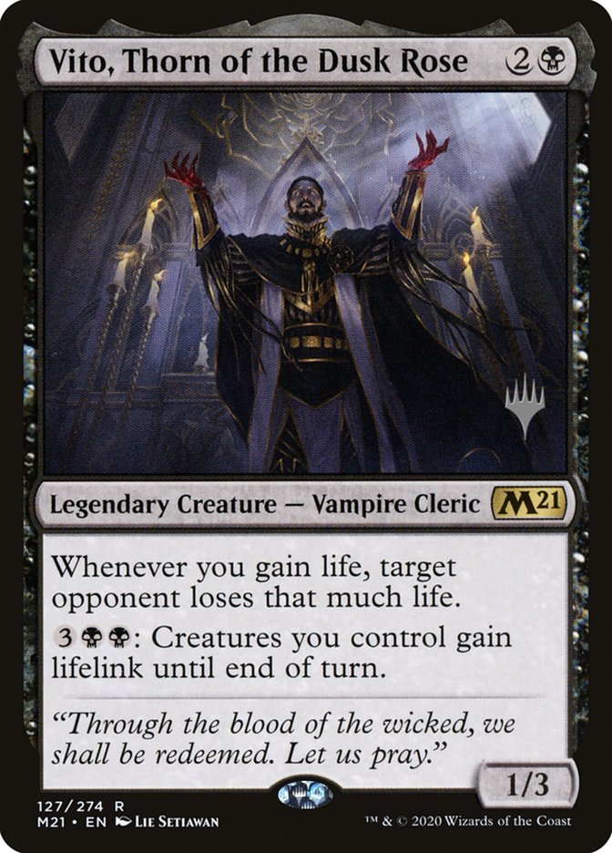 Vito, Thorn of the Dusk Rose (Promo Pack) [Core Set 2021 Promos] - Destination Retro