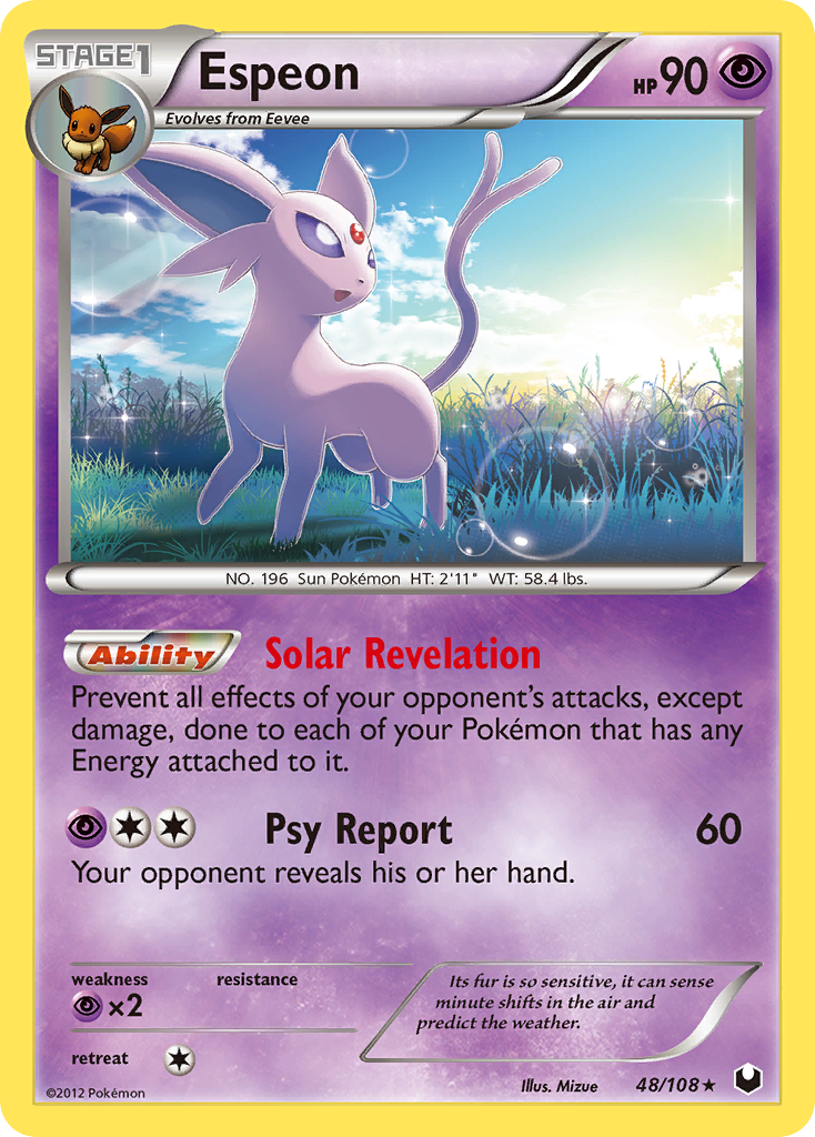 Espeon (48/108) [Black & White: Dark Explorers] - Destination Retro