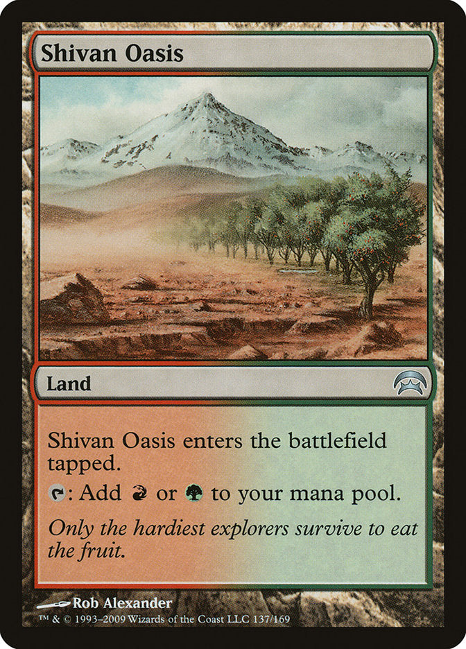 Shivan Oasis [Planechase] - Destination Retro