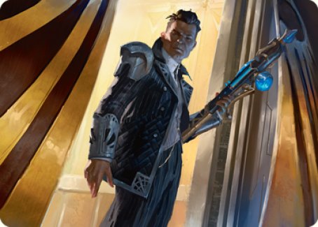 Backup Agent Art Card [Streets of New Capenna Art Series] - Destination Retro
