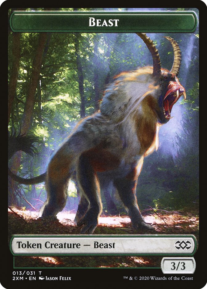 Beast Token [Double Masters] - Destination Retro