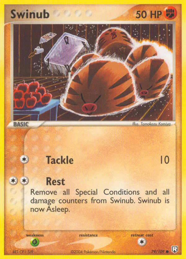 Swinub (79/109) [EX: Team Rocket Returns] - Destination Retro