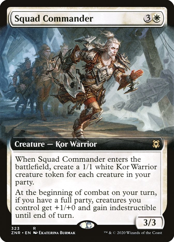 Squad Commander (Extended Art) [Zendikar Rising] - Destination Retro