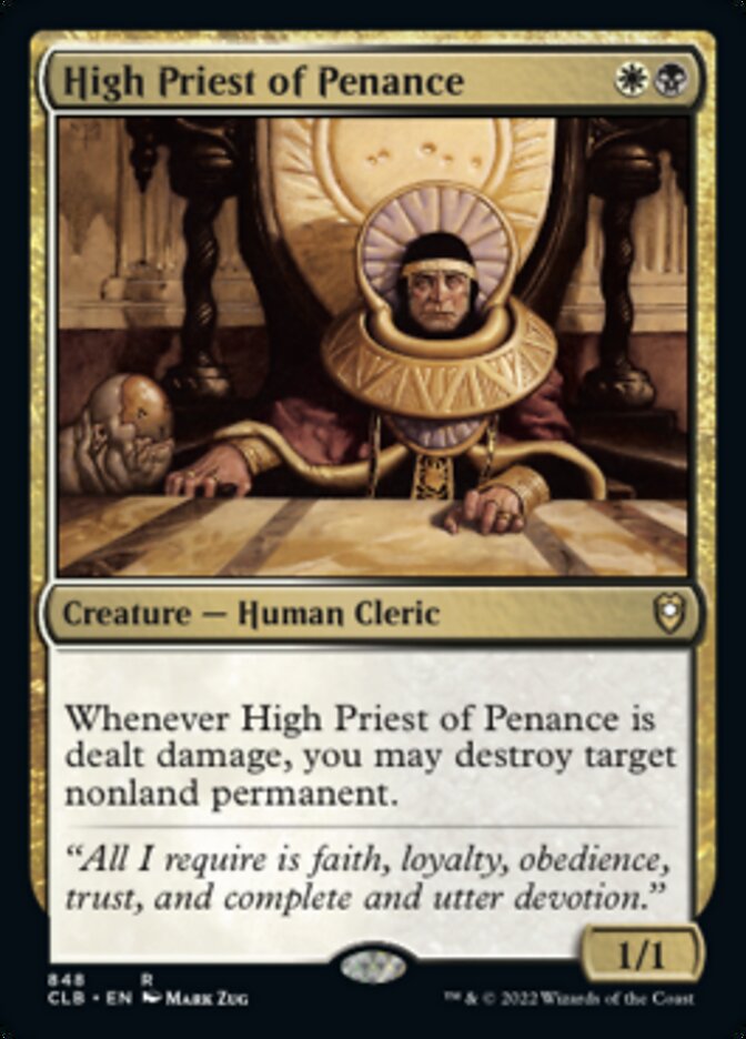 High Priest of Penance [Commander Legends: Battle for Baldur's Gate] - Destination Retro