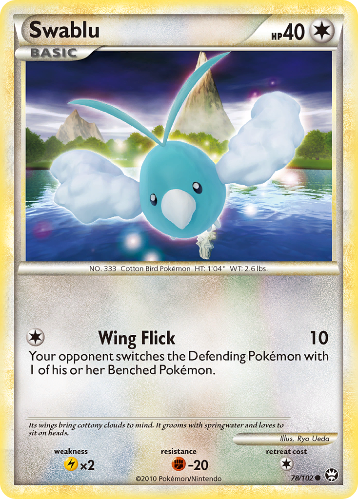Swablu (78/102) [HeartGold & SoulSilver: Triumphant] - Destination Retro