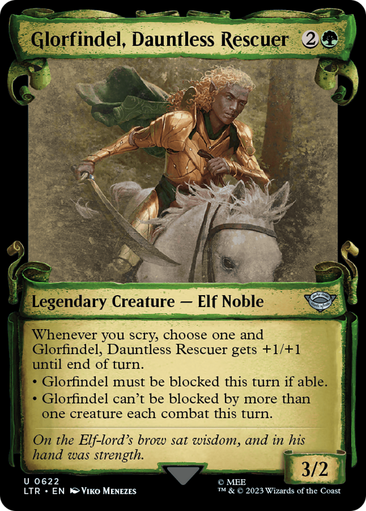 Glorfindel, Dauntless Rescuer [The Lord of the Rings: Tales of Middle-Earth Showcase Scrolls] - Destination Retro