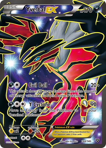 Yveltal EX (144/146) [XY: Base Set] - Destination Retro