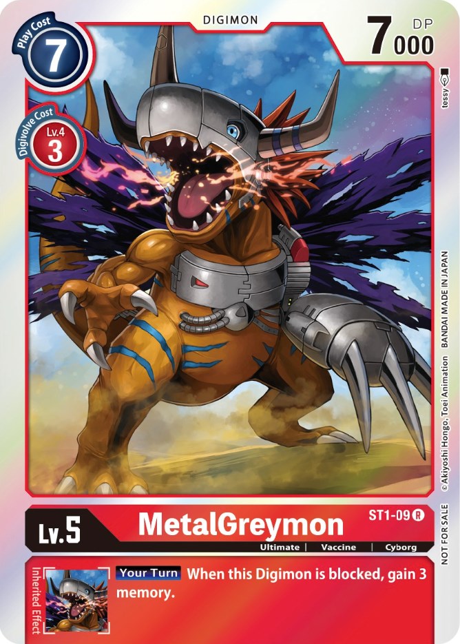 MetalGreymon [ST1-09] (Official Tournament Pack Vol. 6) [Starter Deck: Gaia Red Promos] - Destination Retro