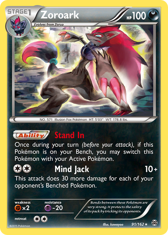 Zoroark (91/162) [XY: BREAKthrough] - Destination Retro