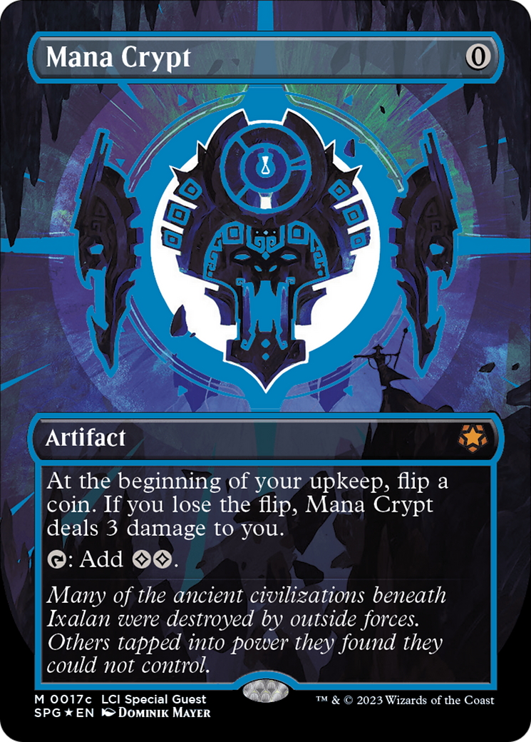 Mana Crypt (0017c) (Borderless) [The Lost Caverns of Ixalan Special Guests] - Destination Retro