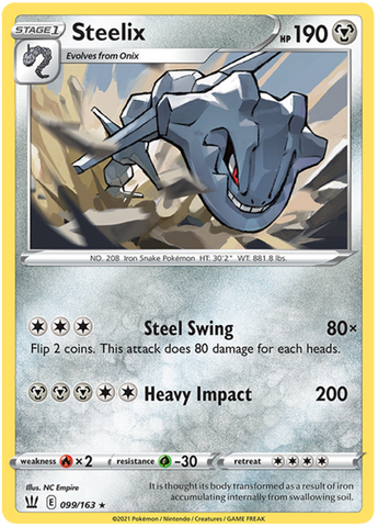 Steelix (099/163) [Sword & Shield: Battle Styles] - Destination Retro