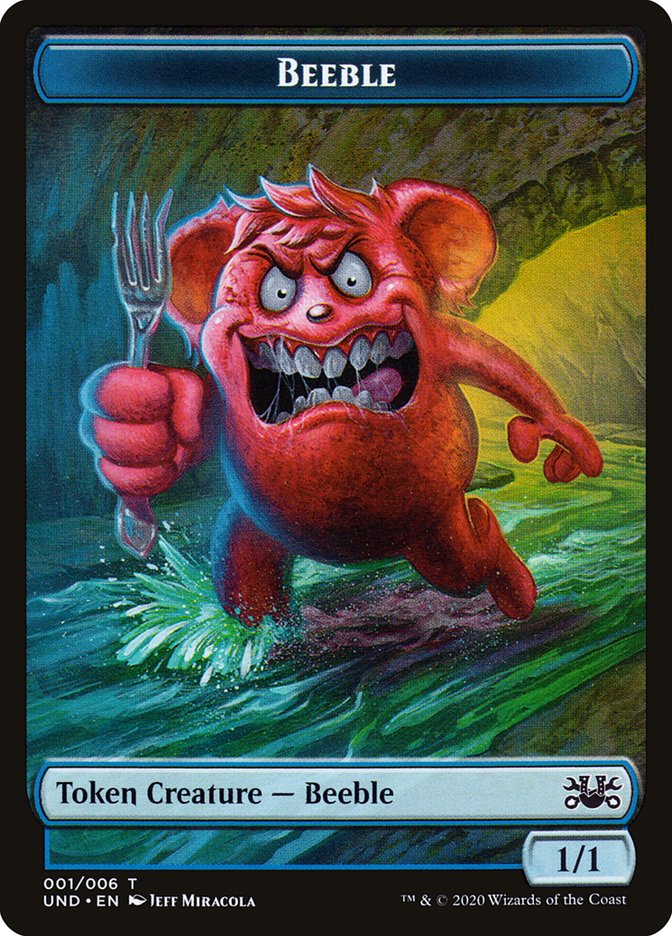 Beeble // Dragon Double-sided Token [Unsanctioned Tokens] - Destination Retro