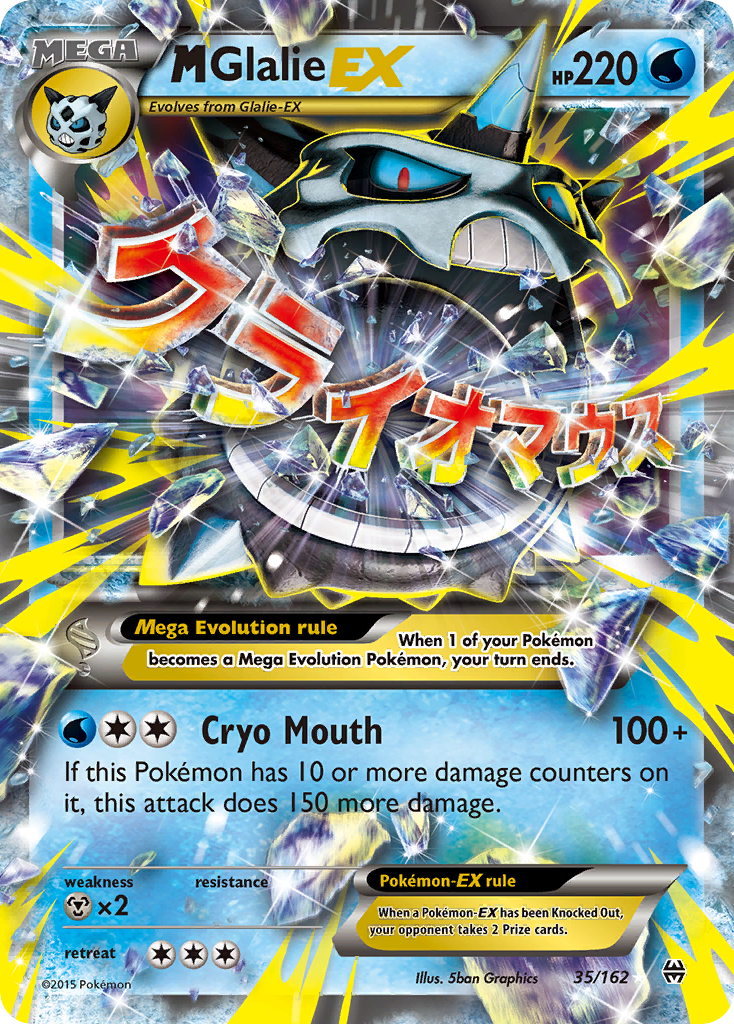 M Glalie EX (35/162) [XY: BREAKthrough] - Destination Retro