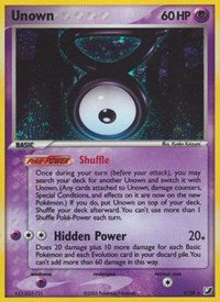 Unown (V) (V/28) [EX: Unseen Forces] - Destination Retro