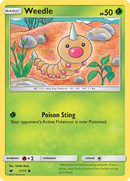 Weedle (1/111) [Sun & Moon: Crimson Invasion] - Destination Retro