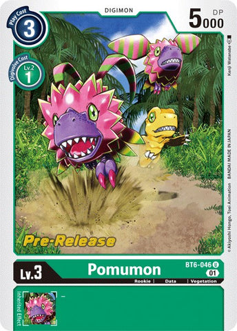 Pomumon [BT6-046] [Double Diamond Pre-Release Cards] - Destination Retro