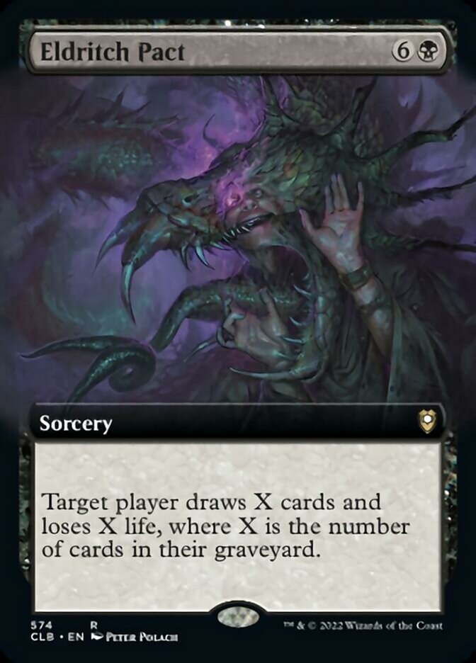 Eldritch Pact (Extended Art) [Commander Legends: Battle for Baldur's Gate] - Destination Retro