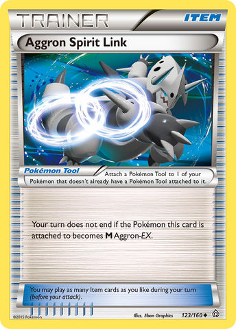 Aggron Spirit Link (123/160) [XY: Primal Clash] - Destination Retro