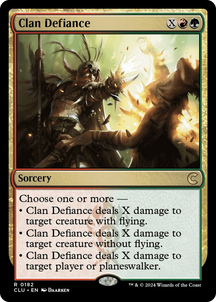 Clan Defiance [Ravnica: Clue Edition] - Destination Retro