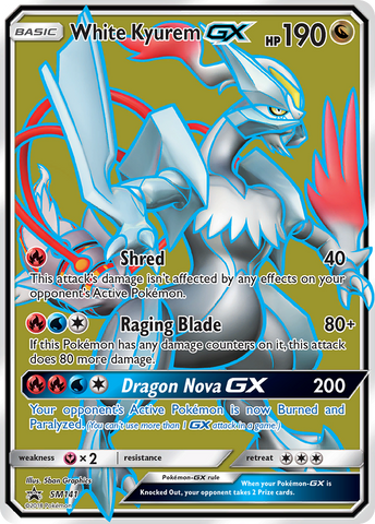 White Kyurem GX (SM141) [Sun & Moon: Black Star Promos] - Destination Retro