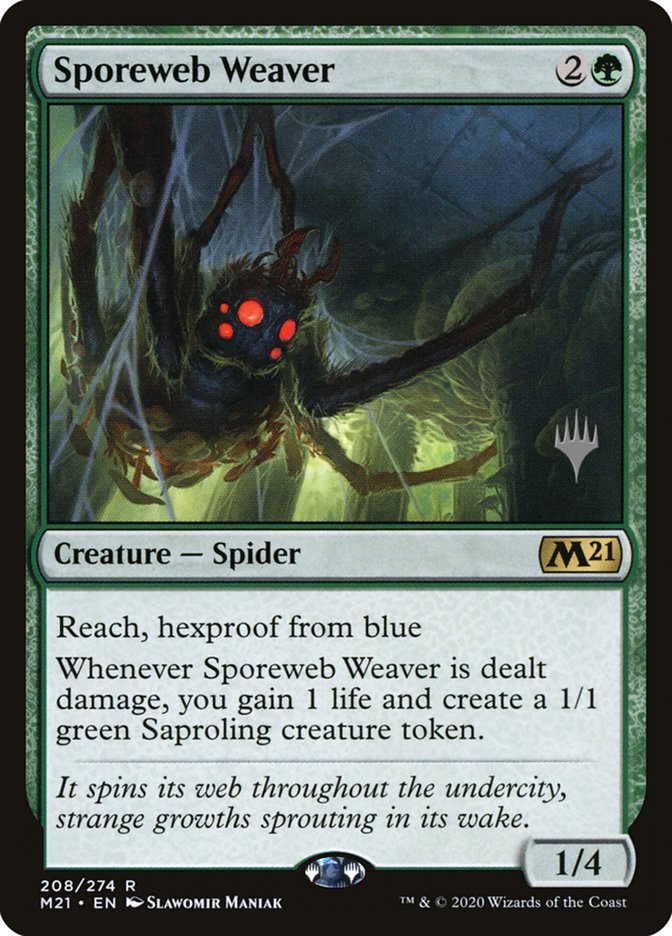 Sporeweb Weaver (Promo Pack) [Core Set 2021 Promos] - Destination Retro