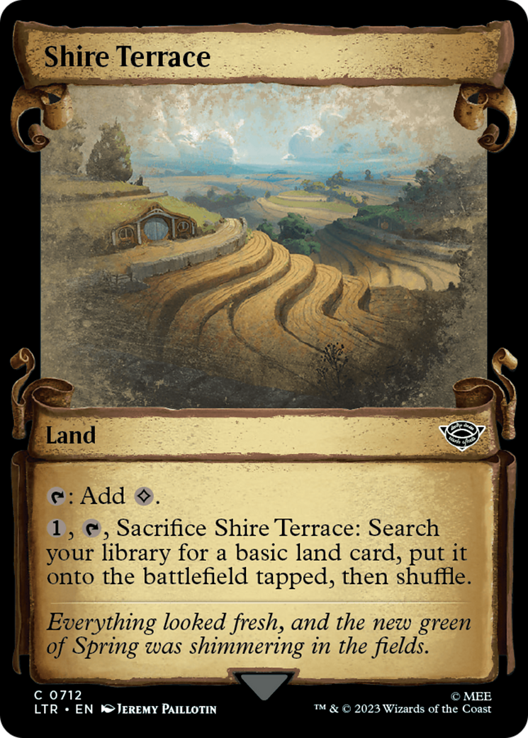 Shire Terrace [The Lord of the Rings: Tales of Middle-Earth Showcase Scrolls] - Destination Retro