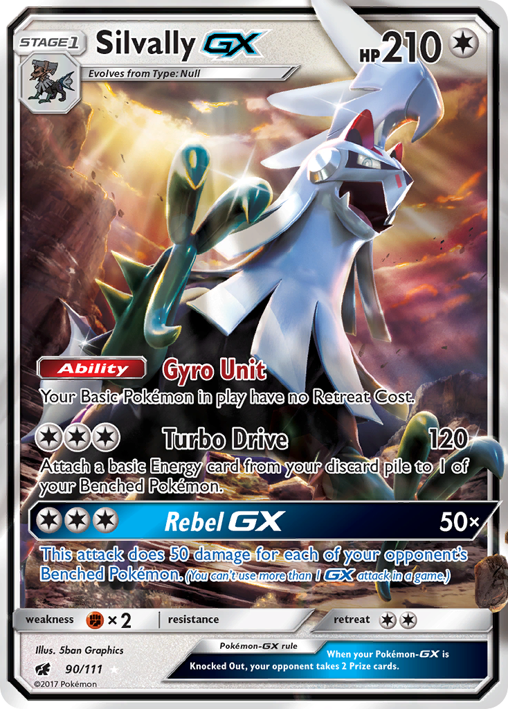 Silvally GX (90/111) [Sun & Moon: Crimson Invasion] - Destination Retro