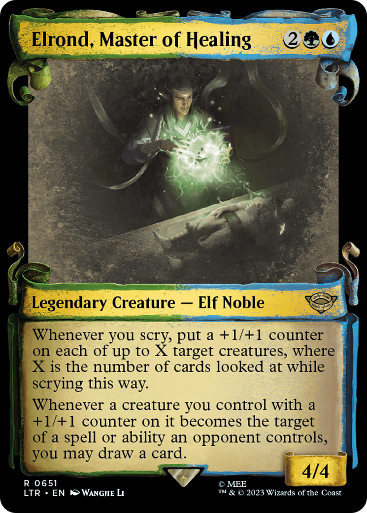 Elrond, Master of Healing [The Lord of the Rings: Tales of Middle-Earth Showcase Scrolls] - Destination Retro