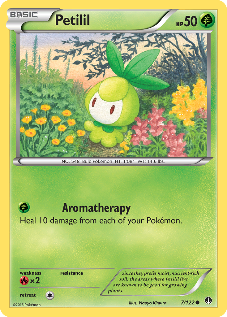 Petilil (7/122) [XY: BREAKpoint] - Destination Retro