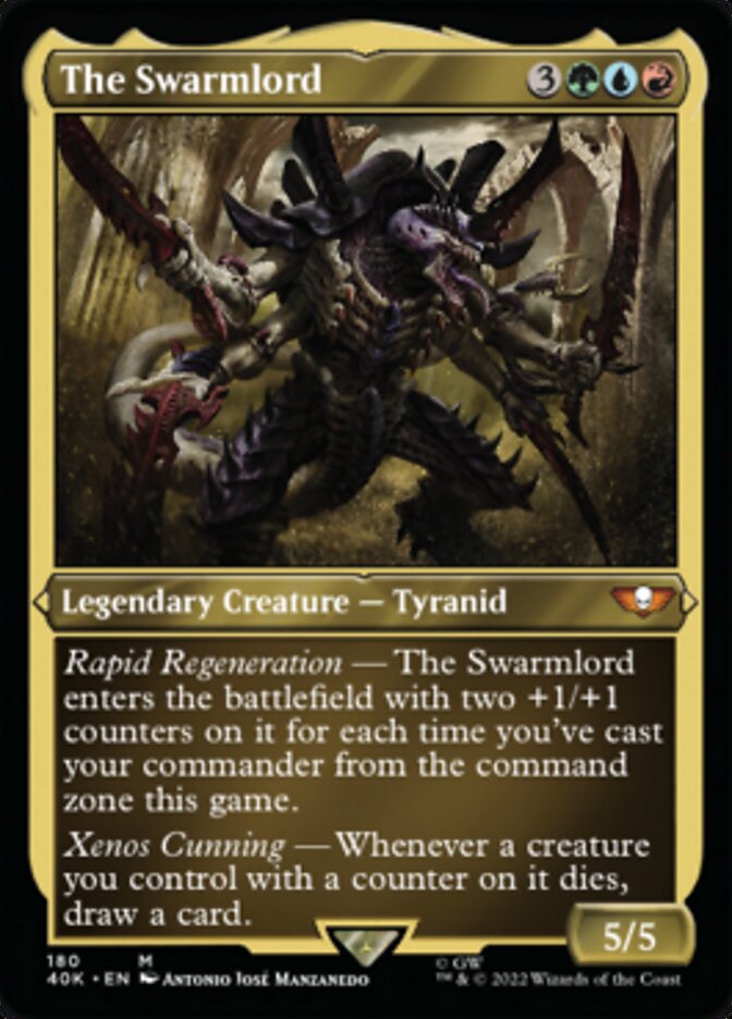 The Swarmlord (Display Commander) (Surge Foil) [Warhammer 40,000] - Destination Retro