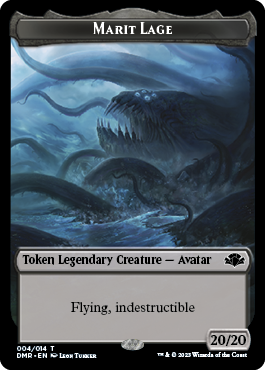 Insect // Marit Lage Double-Sided Token [Dominaria Remastered Tokens] - Destination Retro