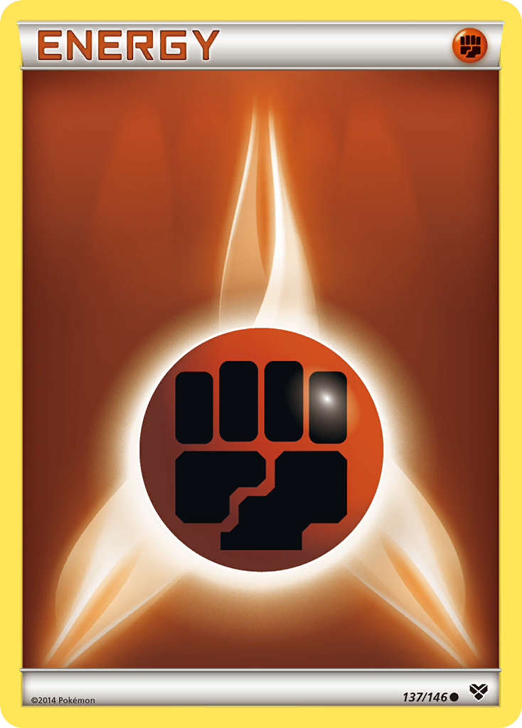 Fighting Energy (137/146) [XY: Base Set] - Destination Retro