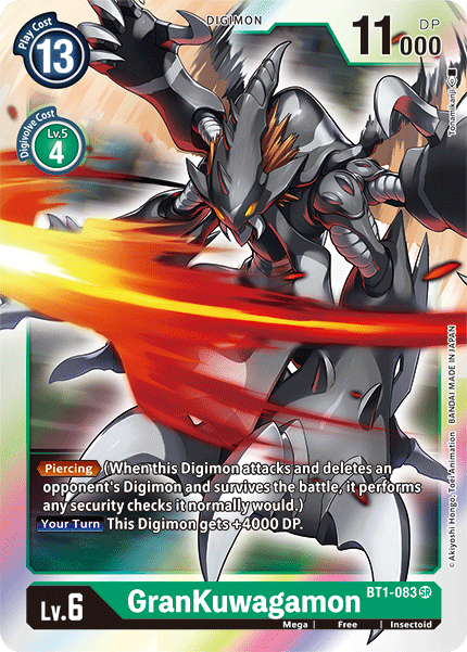 GranKuwagamon [BT1-083] [Release Special Booster Ver.1.5] - Destination Retro