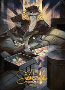 Masked Bandits Art Card (Gold-Stamped Signature) [Streets of New Capenna Art Series] - Destination Retro