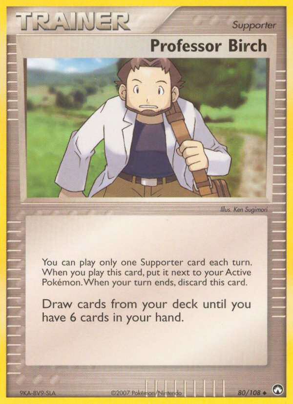 Professor Birch (80/108) [EX: Power Keepers] - Destination Retro