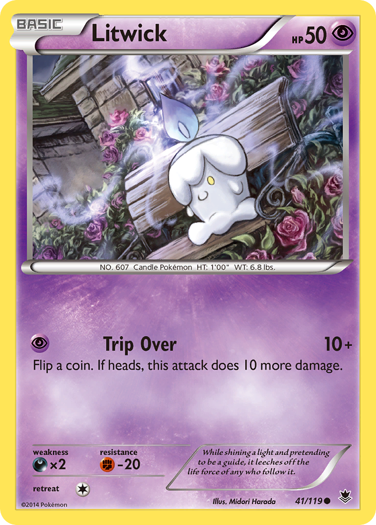 Litwick (41/119) [XY: Phantom Forces] - Destination Retro