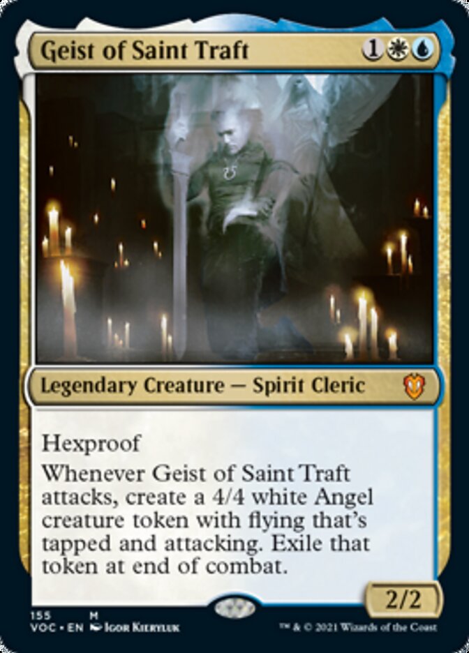 Geist of Saint Traft [Innistrad: Crimson Vow Commander] - Destination Retro